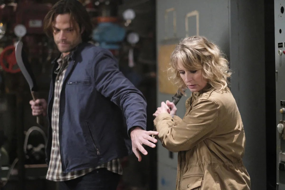 Jared Padalecki und Samantha Smith in „Supernatural“