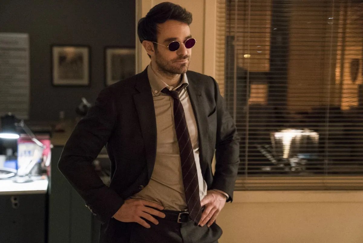 Matt Murdock in einem Szenenfoto aus „Marvel%26#039,s The Defenders“