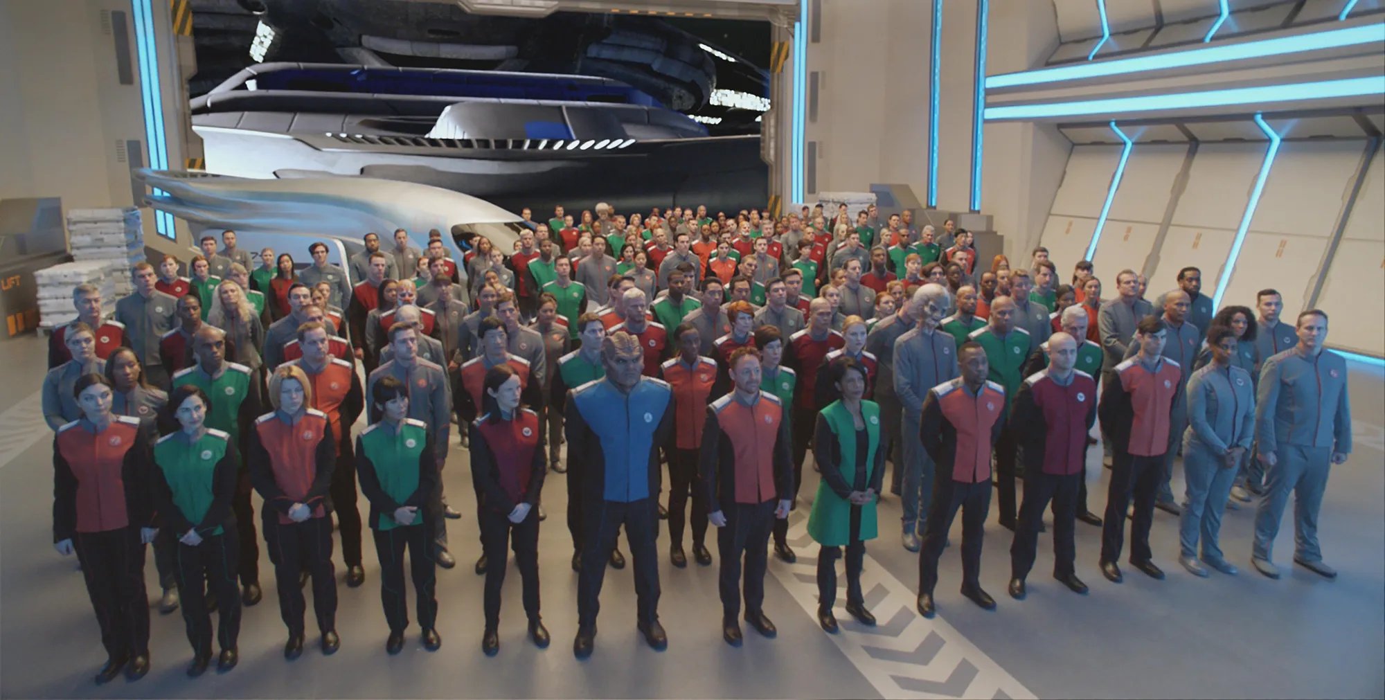 Die komplette Besatzung von „The Orville“