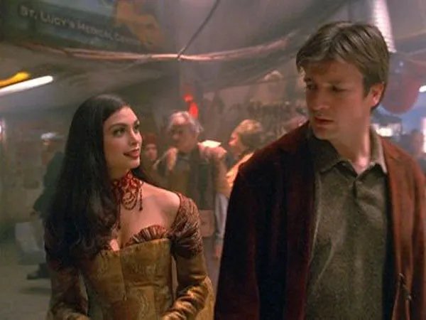 Nathan Fillion und Morena Baccarin in „Firefly“