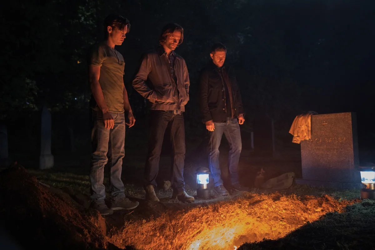 Die Winchesters und Jack in „Supernatural“