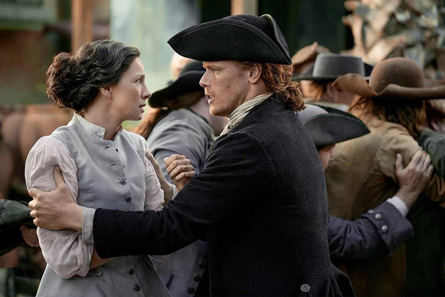 Claire und Jamie in „Outlander“