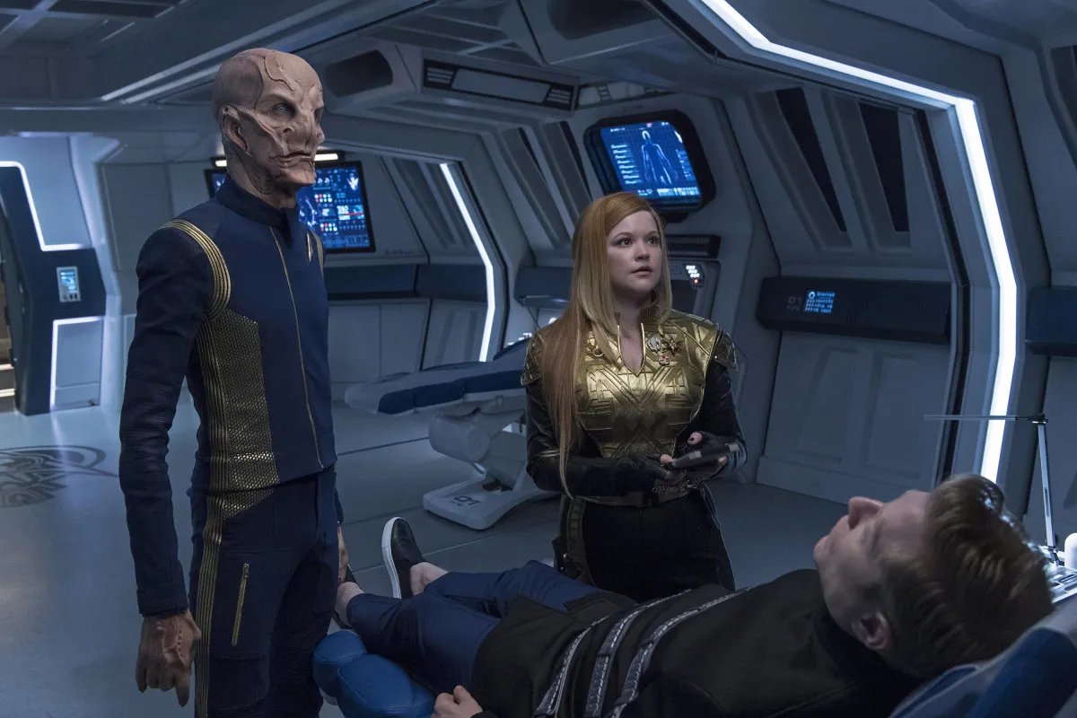 Doug Jones und Mary Wiseman in „Star Trek Discovery“
