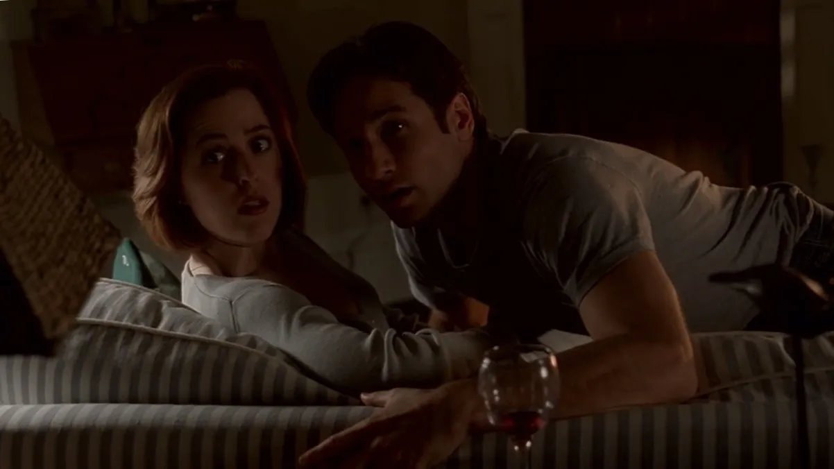 Gillian Anderson und David Duchovny in „The X-Files“