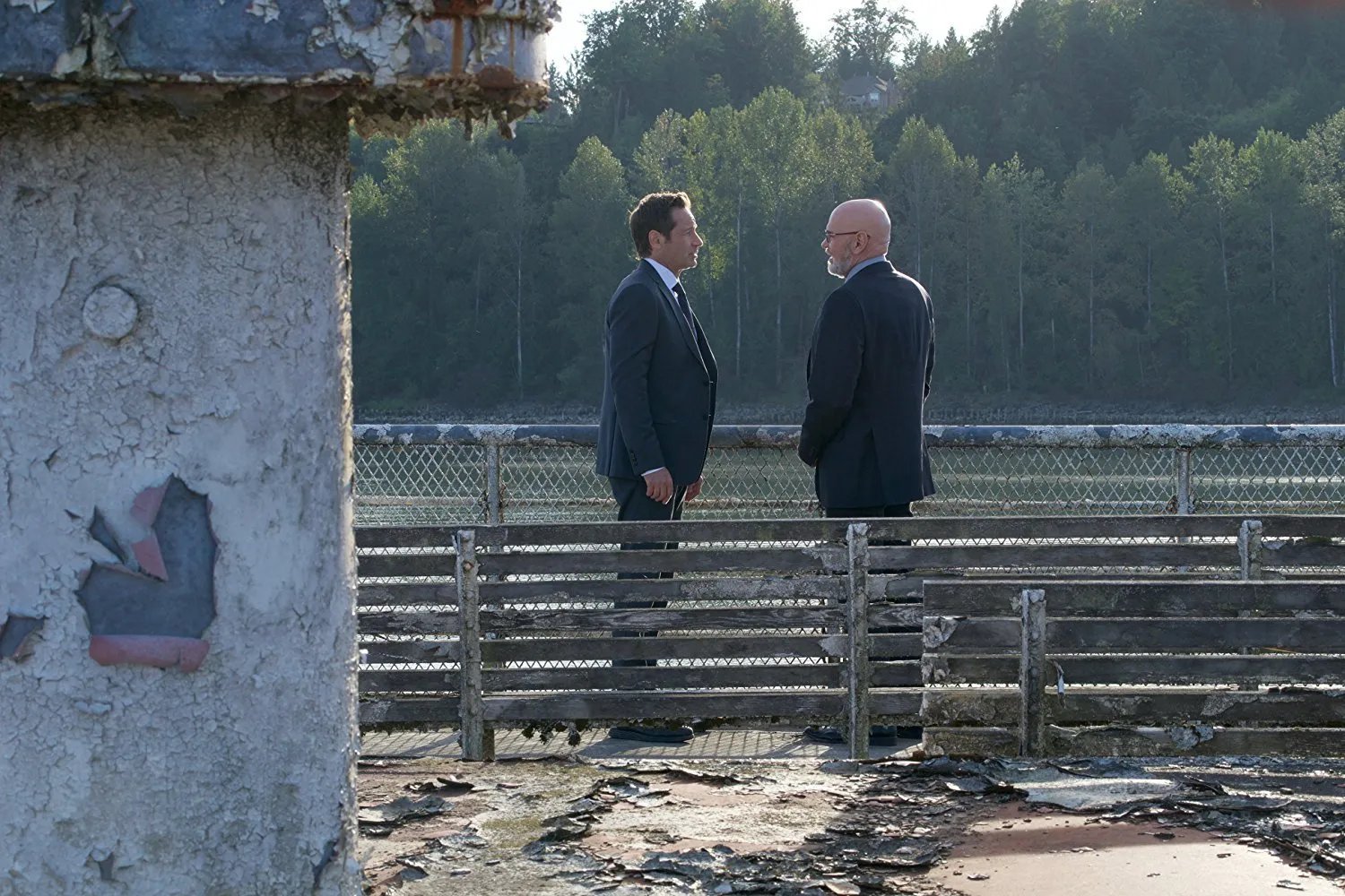 Mulder und Skinner in „The X-Files“