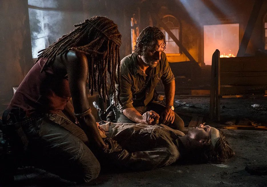 Szenenfoto aus der „The Walking Dead“-Episode „Honor“ (8x09)