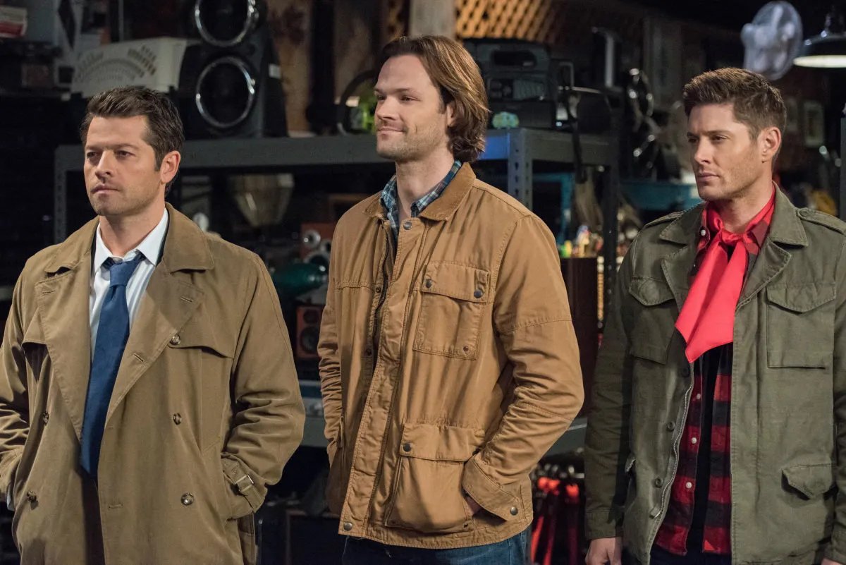 Jensen Ackles, Misha Collins und Jared Padalecki in „Supernatural“