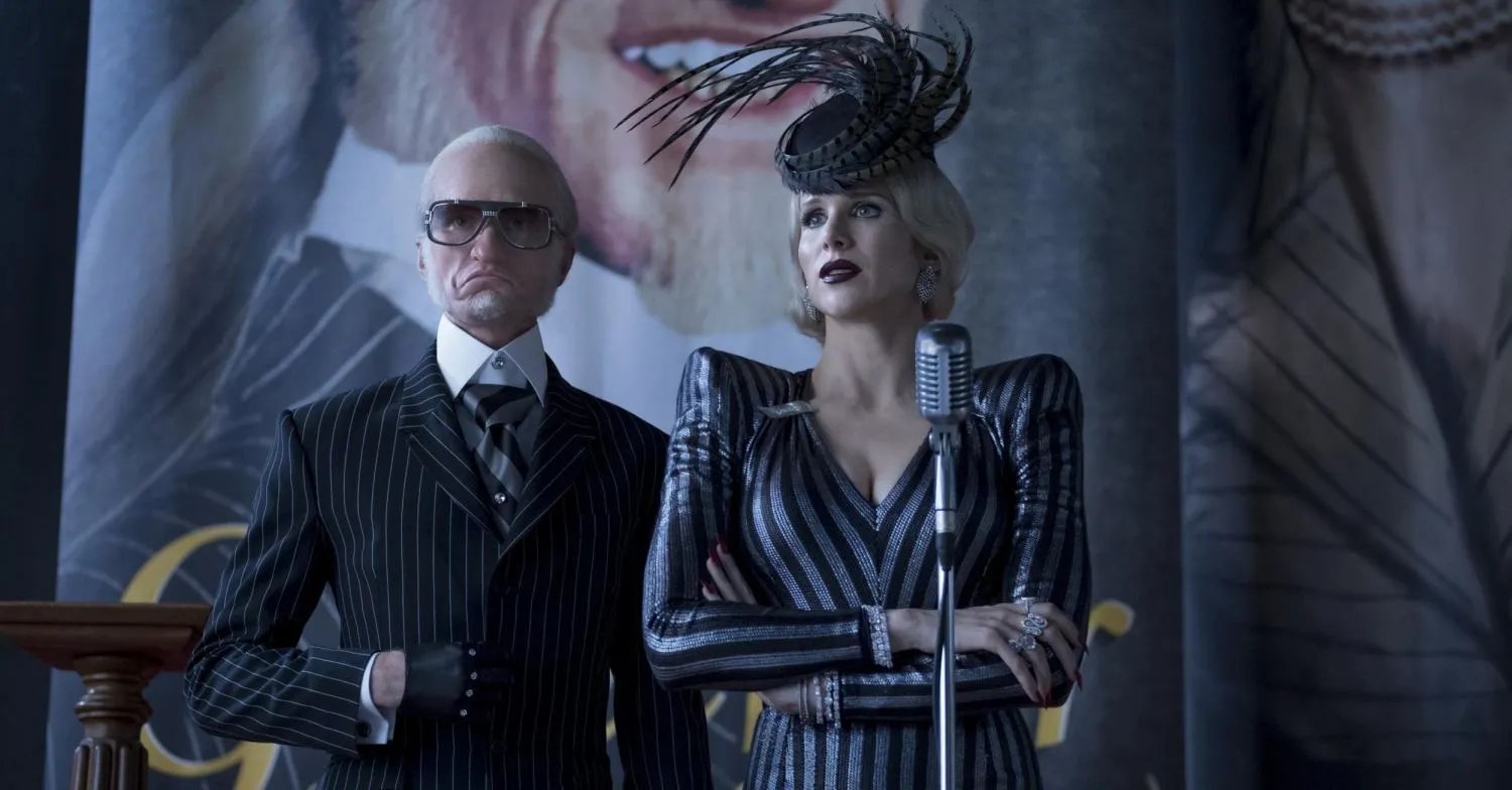 Graf Olaf (Neil Patrick Harris) und Esme Squalor (Lucy Punch) als teuflisches Duo.