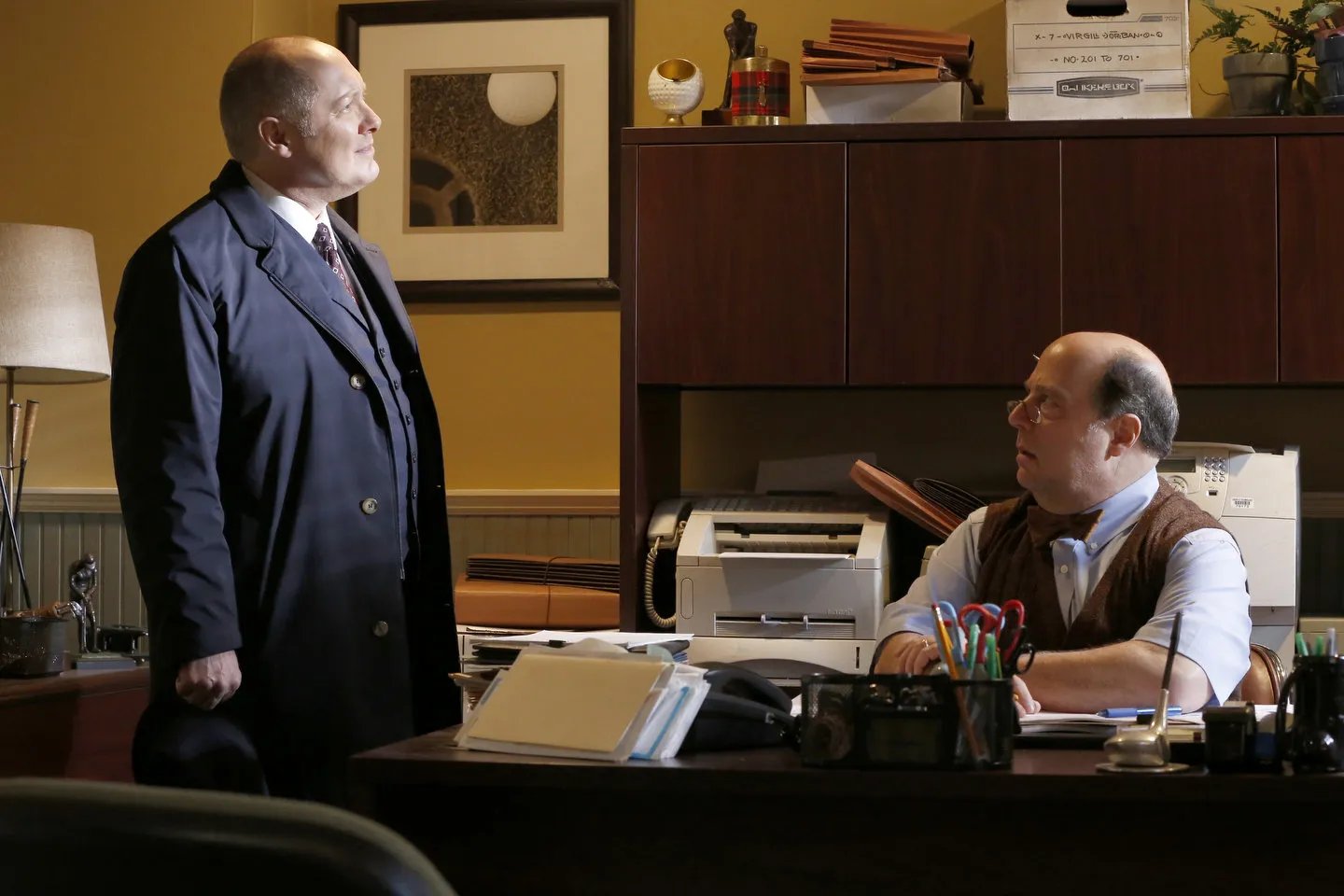 James Spader und Allan Greenberg in „The Blacklist“