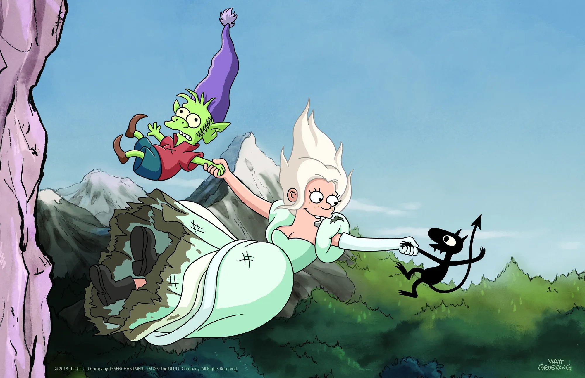 Das Trio aus Disenchantment