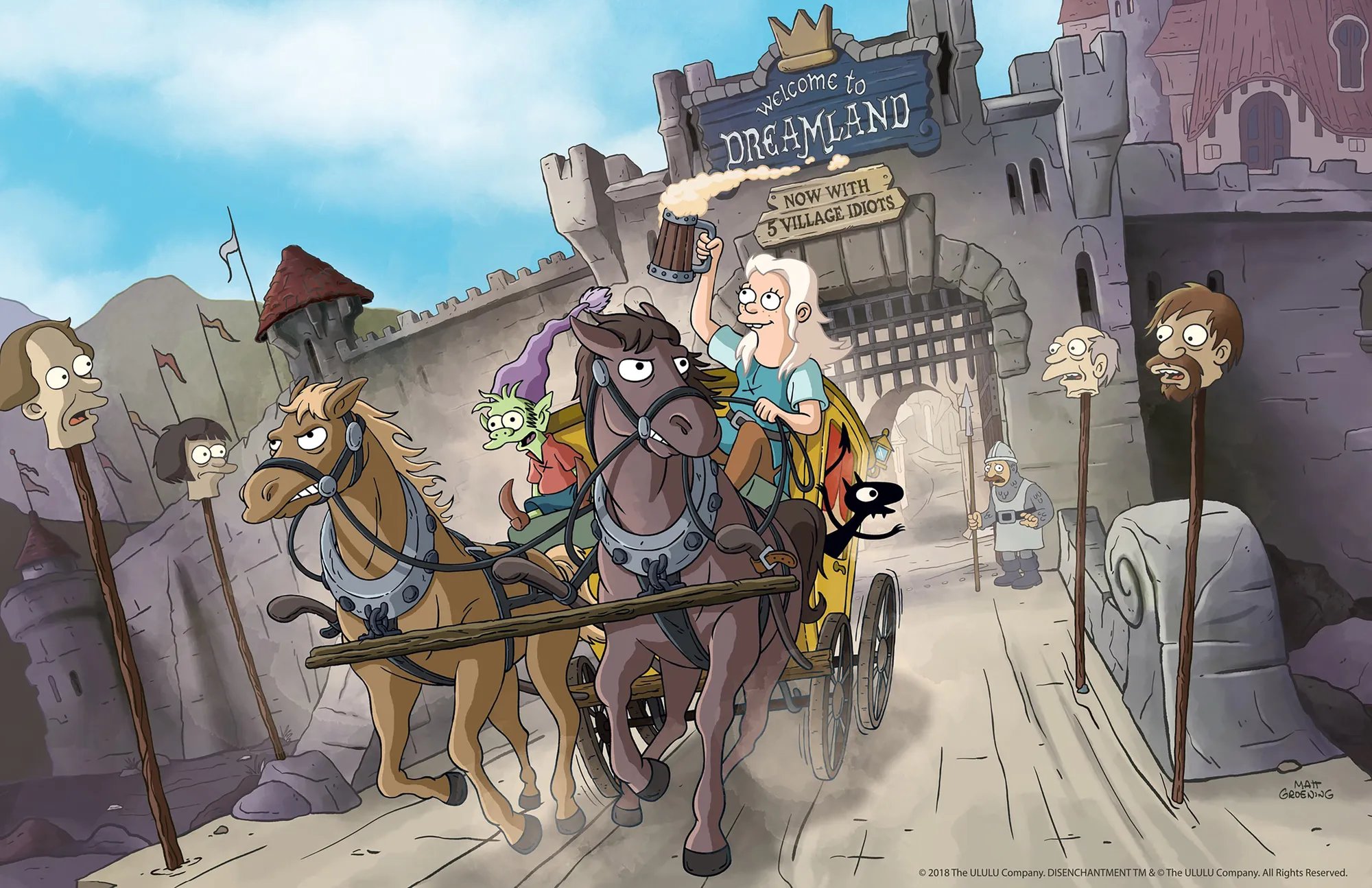 Das Trio aus Disenchantment