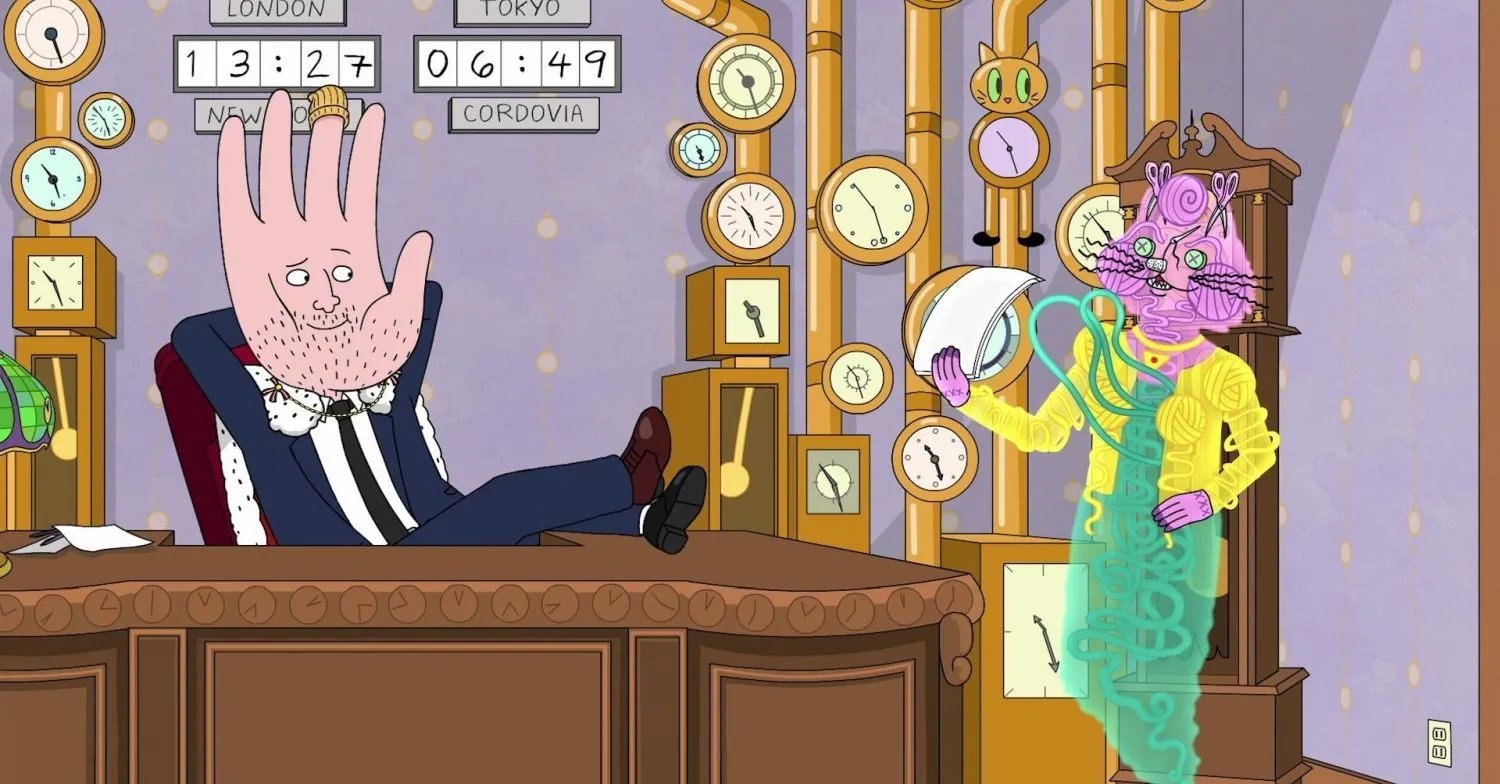 Szenenbild von BoJack Horseman: Todd genießt seine neue Machtstellung.