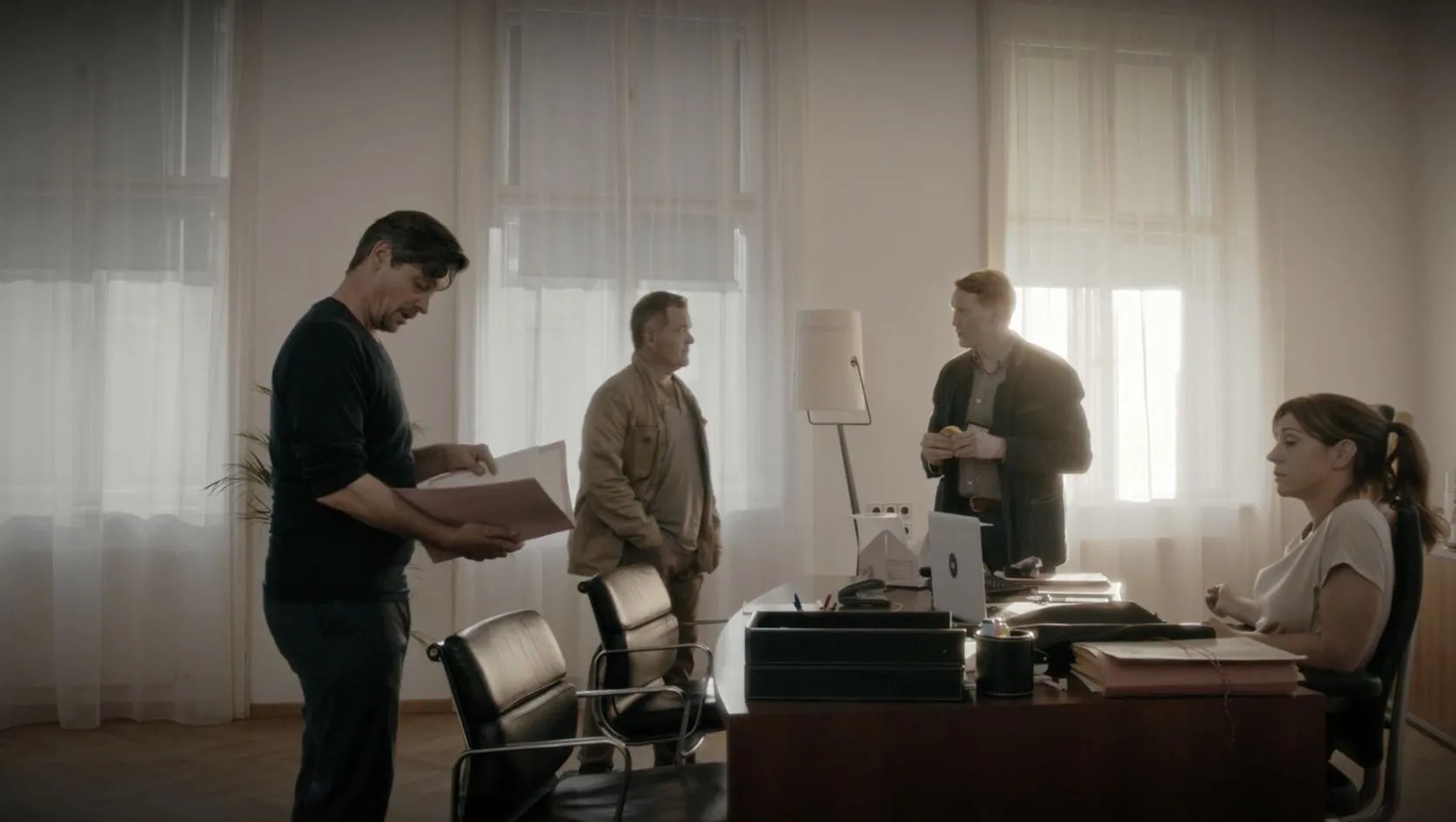 Szenenbild aus dem Piloten der Serie Meiberger
