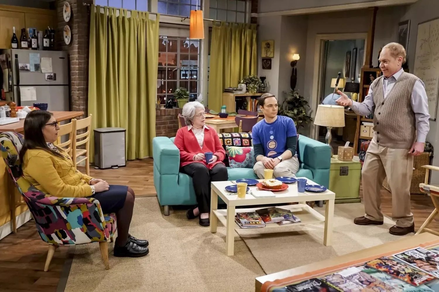 Szenenbild der TBBT-Episode The Consummation Deviation: Teller präsentiert seine neu erworbenen Zaubertricks.