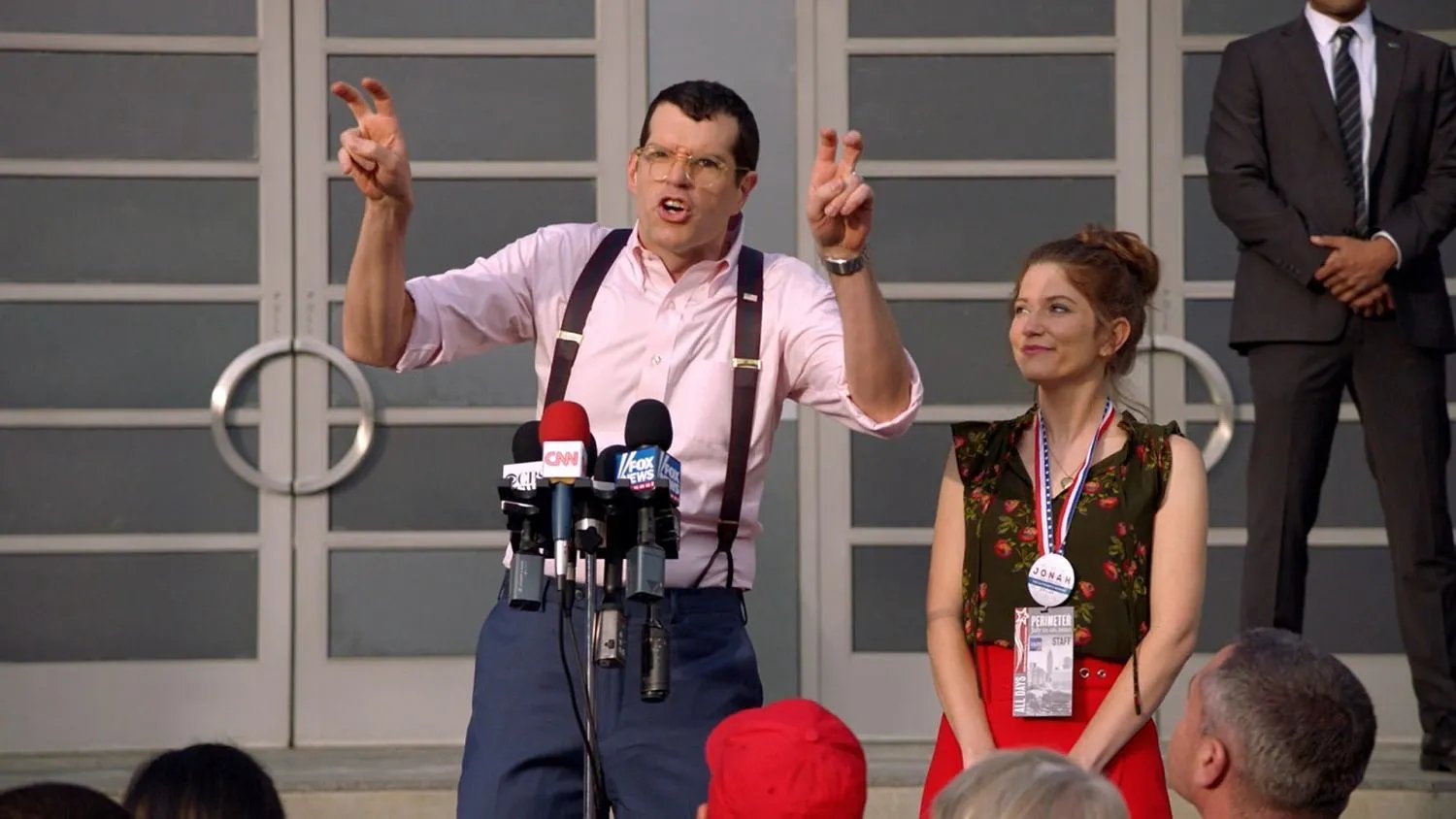 Ausschnitt vom Veep-Finale: Jonah Ryan (Timothy Simons) ist der Inbegriff der Idiotie.