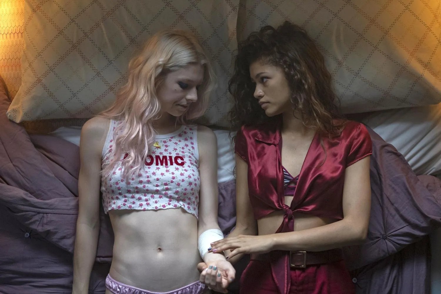 Hunter Schafer und Zendaya in Euphoria