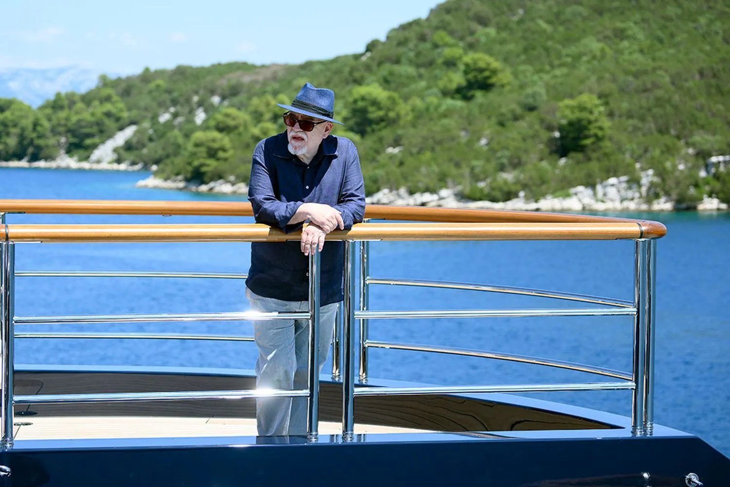 Szenenbild von Succession: Verlässt der Kapitän Logan (Brian Cox) das sinkende Schiff?