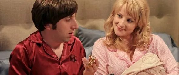 Howard (Simon Helberg) ist überrumpelt von Bernadettes (Melissa Rauch) großzügigem Geschenk © CBS