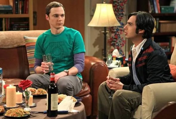 Die Harmonie zwischen Sheldon (Jim Parsons) und Rajesh (Kunal Nayyar) stimmt. © CBS