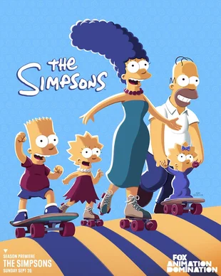 The Simpsons Poster Staffel 33