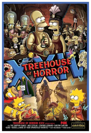 The Simpsons Poster: Treehouse of Horror XXIV