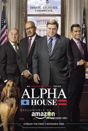 Alpha House 2. Poster Staffel 1: Debate. Legislate. Cohabitate.