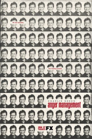 Anger Management Poster Staffel 2 mit Charlie Sheen
