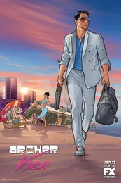Archer Poster Staffel 5: Archer Vice