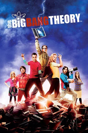 The Big Bang Theory Poster Staffel 5: Star Trek Style