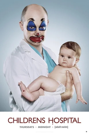 Childrens Hospital Poster: Rob Corddry Baby