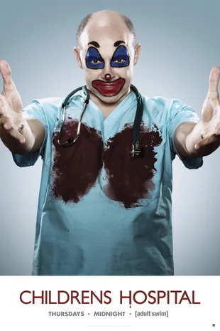 Childrens Hospital Poster: Rob Corddry Clown