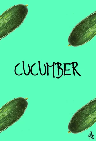 Cucumber Poster