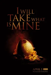 Game of Thrones Poster Dragon Egg
