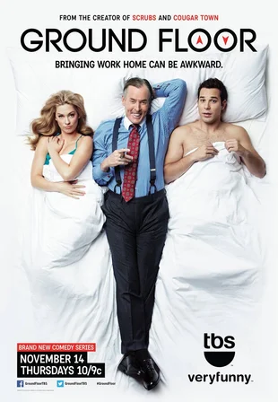 Ground Floor Poster Season 1: Breaking Work Home Can Be Awkward