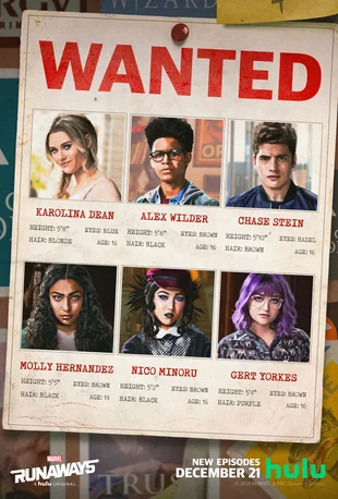 Marvel's Runaways Poster Staffel 2