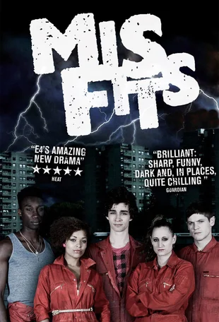 Misfits Poster Staffel 1 der britischen Serie