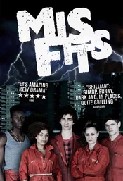 Misfits Poster Staffel 1 der britischen Serie