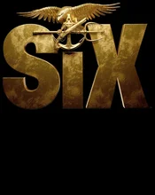 Six Poster mit Schriftzug