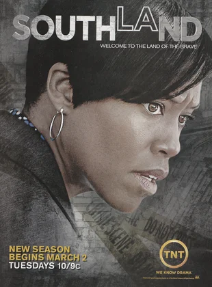 Poster Regina King in Southland Staffel 2