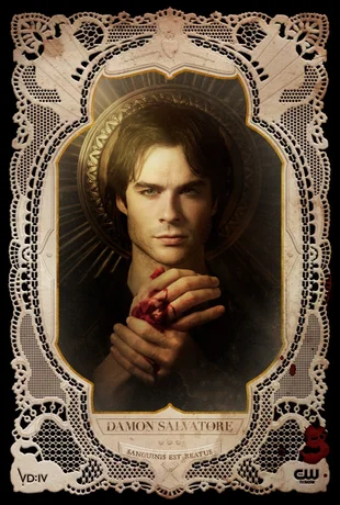 The Vampire Diaries Poster Damon