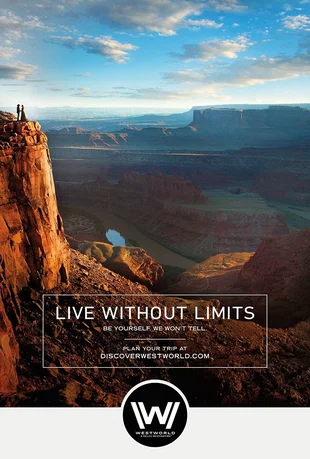 Westworld Poster Staffel 1: Live Without Limits