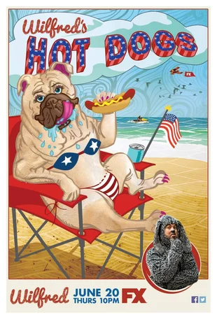 Wilfred Serienposter im Comic-Stil #2